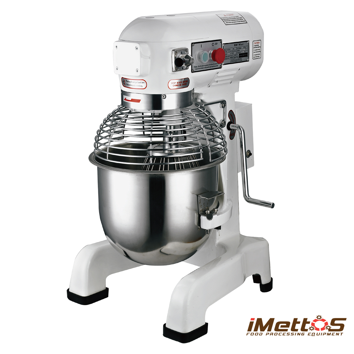 NEW B20 Heavy duty planetary food mixer with stainless steel bowl