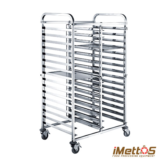 Stainless-steel Cake Cart, Bread Cart, GN pans trolley