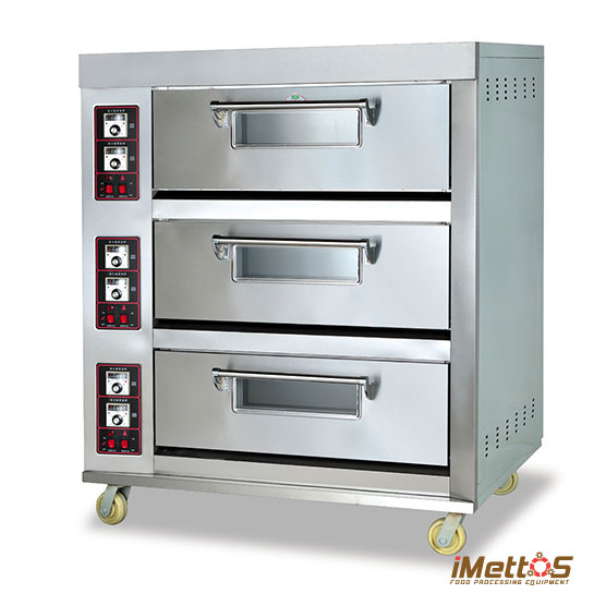 Commercial Ovens, Electric Baking Oven, ATS-60 3 Layer 6 Trays