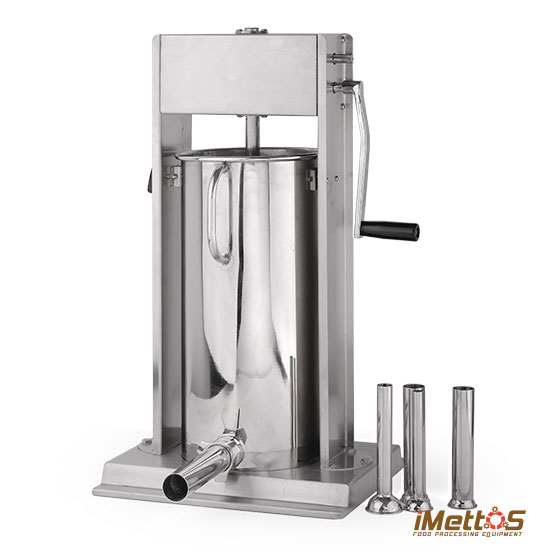 33LBS/15L S/S Heavy duty Manual Sausage Maker stuffer for sale from iMettos